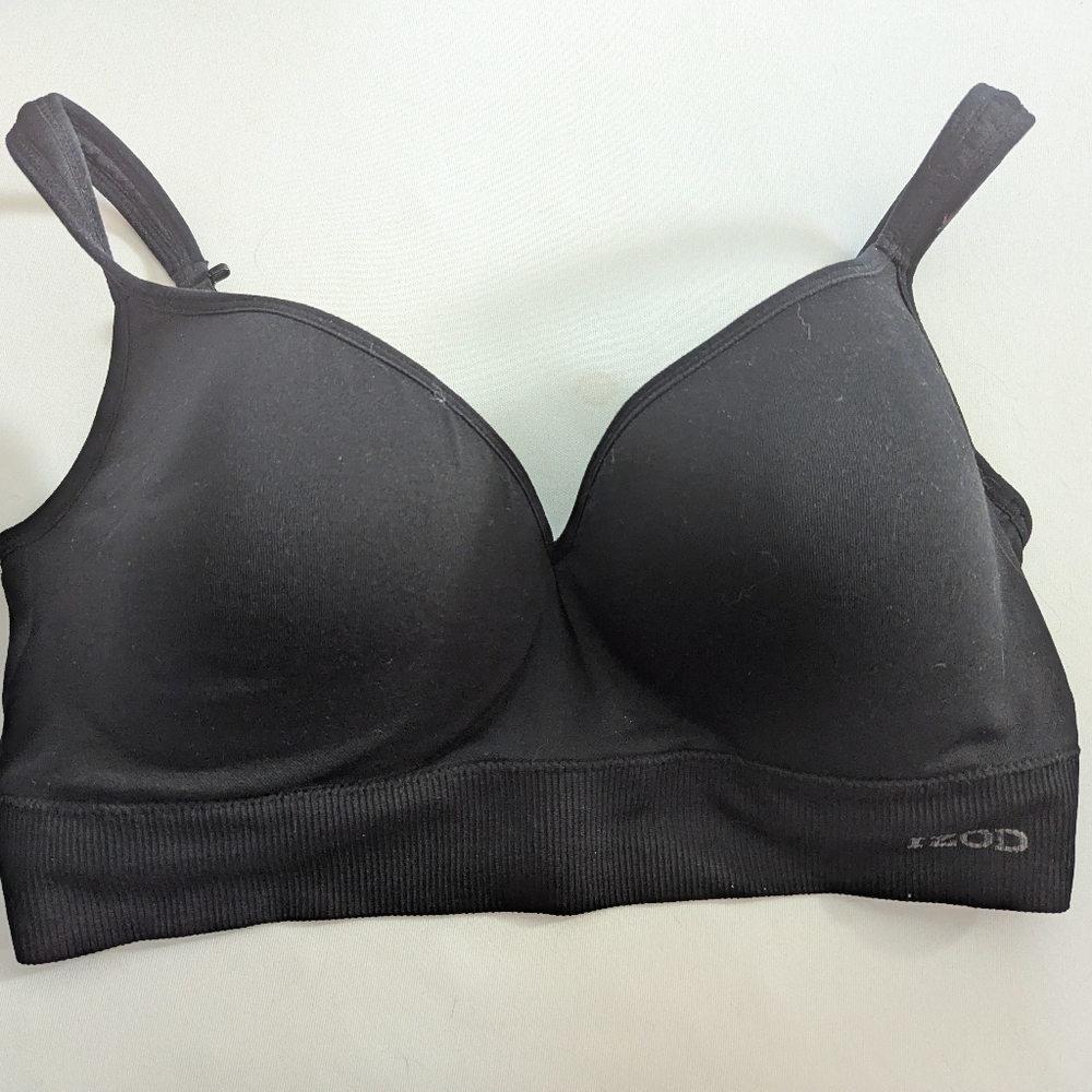 Seamless Black Bra